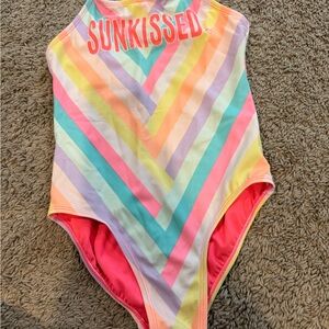 Justice Sunkissed Rainbow One Piece Swimsuit